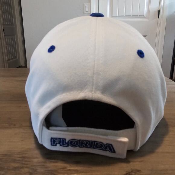 Vintage University of Florida Gators Strapback Hat Cap White Orange UF NCAA 90s - Picture 4 of 8